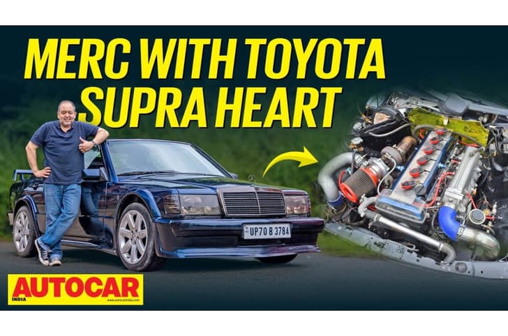 Toyota 2JZ-swapped Mercedes W201: Drive video